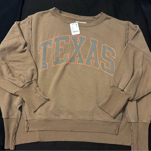 NWT We The Free Oversized Graphic Camden TEXAS Sweatshirt - Picture 6 of 8